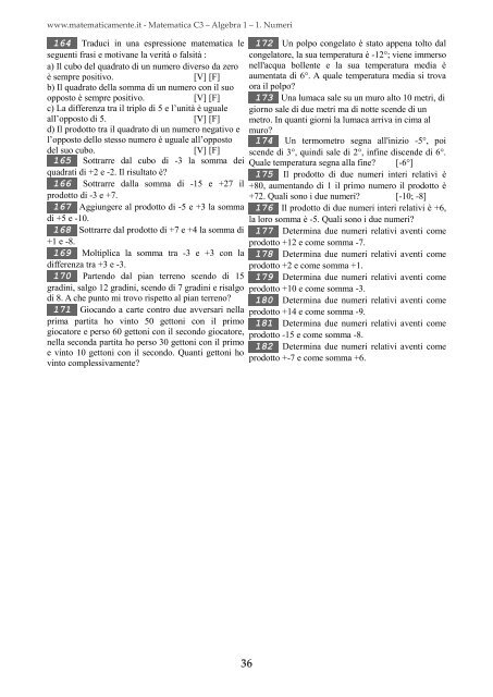 1. NUMERI - shop - Matematicamente.it