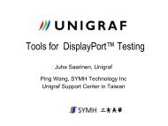 Tools for DisplayPort™ Testing - VESA