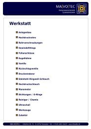 Werkstatt - MaVoTec