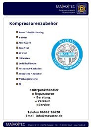 Kompressorenzubehör - MaVoTec