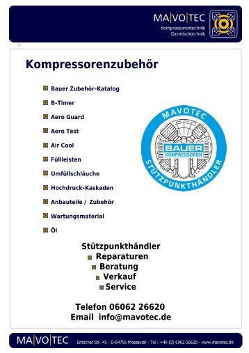 Kompressorenzubehör - MaVoTec