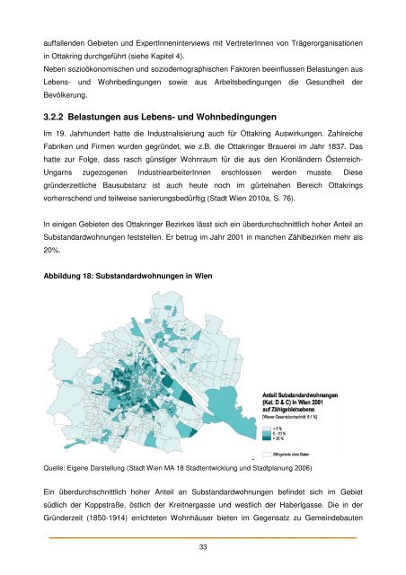 Gesundes Ottakring Analysebericht - Wiener GesundheitsfÃ¶rderung