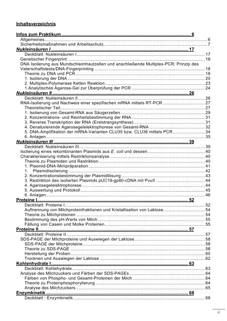 GP-Skript für WS 2013/2014 (pdf) - in der Biochemie