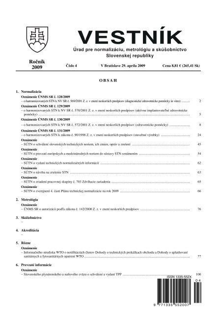 StiahnuÅ¥ - Ãšrad pre normalizÃ¡ciu, metrolÃ³giu a skÃºÅ¡obnÃctvo SR