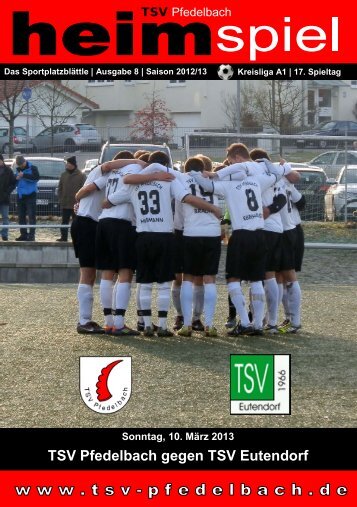 8. Heft gegen TSV Eutendorf 10.03.2013 - TSV Pfedelbach