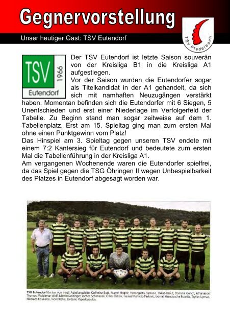 8. Heft gegen TSV Eutendorf 10.03.2013 - TSV Pfedelbach