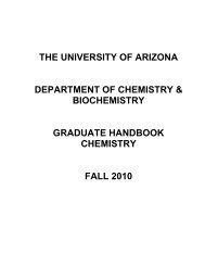 research!! - Department of Biochemistry and Molecular Biophysics