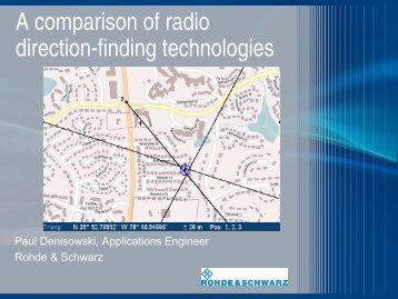 Comparison of Radio Direction Finding Technologies - Paul ...