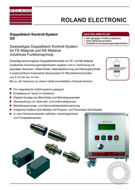 I20 Datenblatt - Roland Electronic GmbH