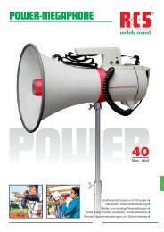 RCS Power Megaphone - Tonanlagen.ch