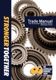trademanual complete.indd - The Australian Workers Union