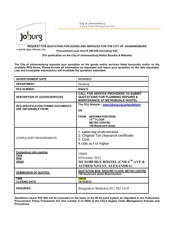 FIA 001 Application for a Tax Clearance Certificate ...