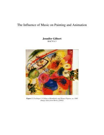 The Influence of Music on Painting and Animation