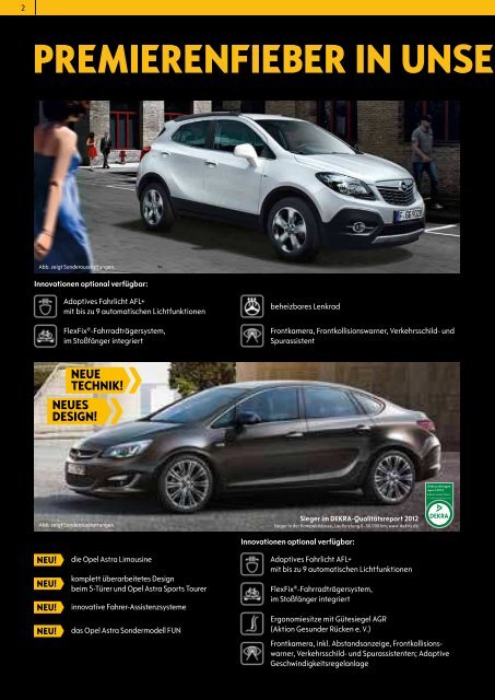 Der neue Opel AstrA. - Schwarzkopf