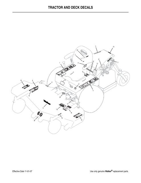 ILLUSTRATED PARTS MANUAL - Walker Mowers