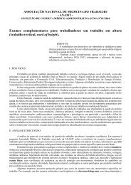 Exames Complementares Para Trabalhadores Em Trabalho Em Altura