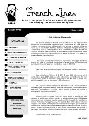 bulletin 46 au format pdf - French Lines