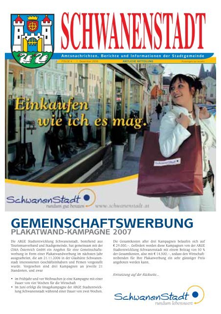 GEMEINSCHAFTSWERBUNG - Schwanenstadt