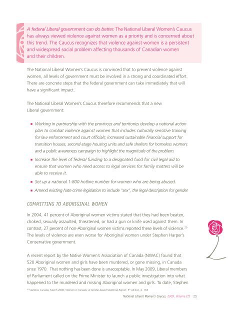 THE PINK BOOK, VOLUME III - YWCA Canada