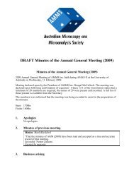 DRAFT Minutes of the Annual General Meeting (2009) - Australian ...