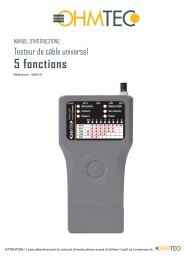 Testeur 504015 OHMTEC - iicsen