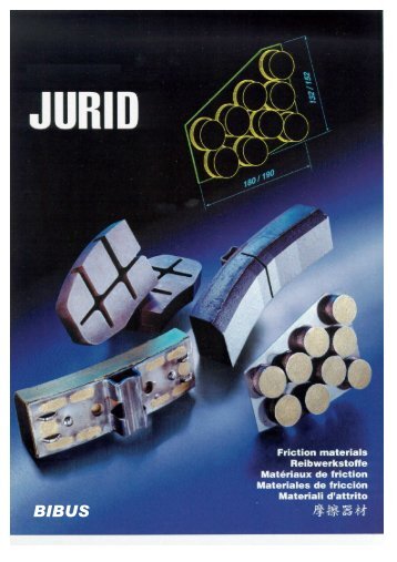 JURID - Friction Materials - BIBUS