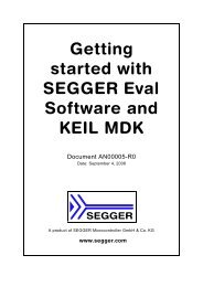 Getting started with SEGGER Eval Software and KEIL