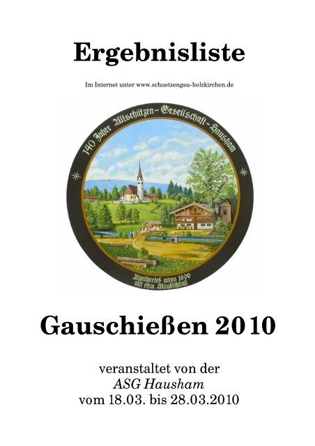 Ergebnisliste GauschieÃŸen 2010