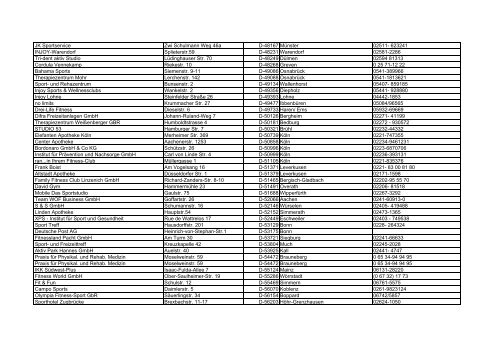 List of Customers - Germany - ScienceTech