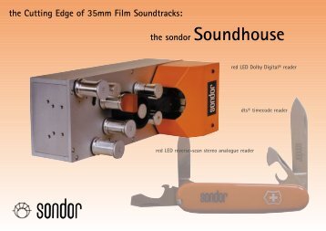 the sondor Soundhouse - Film-Tech