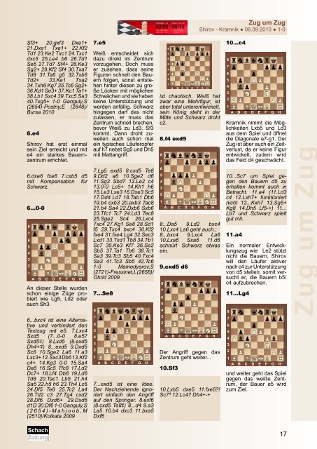 Schach Zeitung - Schachversand Niggemann