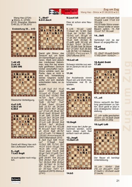 Schach Zeitung - Schachversand Niggemann