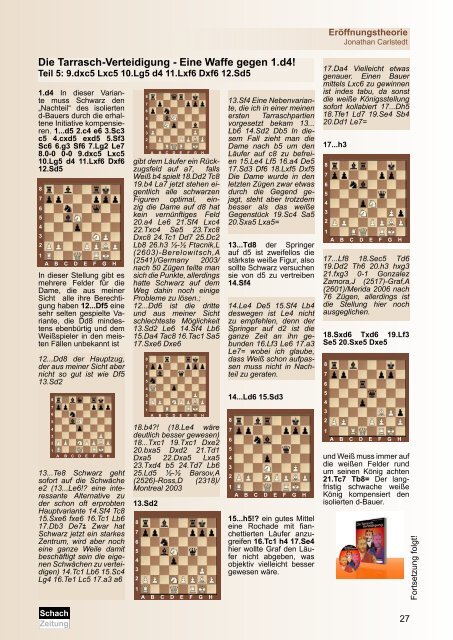 Schach Zeitung - Schachversand Niggemann