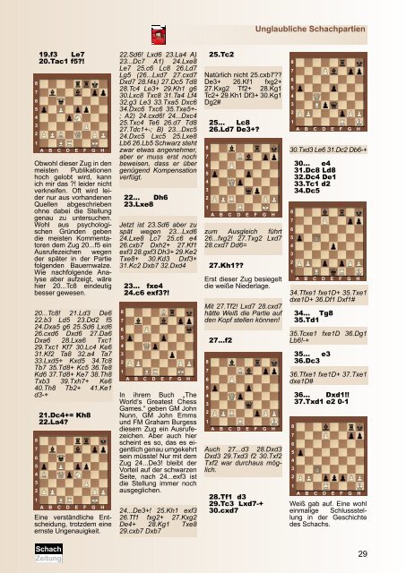 Schach Zeitung - Schachversand Niggemann