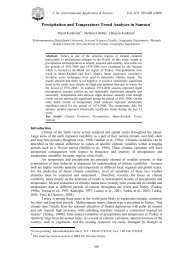 Precipitation and Temperature Trend Analyses in Samsun#