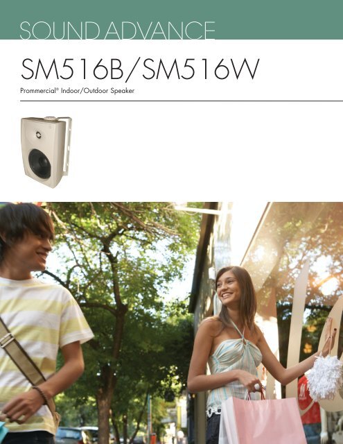 SM516 Product Sheet - Sonance