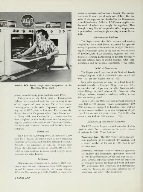 Radio Age - 1955, April - 36 Pages, 2.8 MB, .PDF - VacuumTubeEra