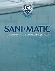 Components Catalog - Sani-Matic, Inc.