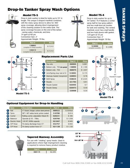 Components Catalog - Sani-Matic, Inc.