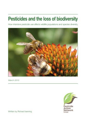 Pesticides and the loss of biodiversity - PAN Europe