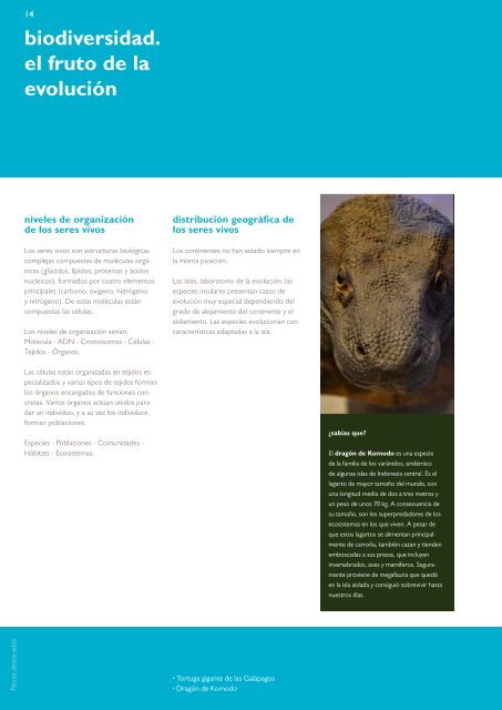 exposiciÃ³n "Biodiversidad" - Museo Nacional de Ciencias Naturales