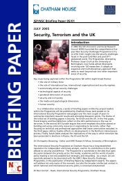Terrorism and Community Resilience - A UK Perspective - Bill Durodie