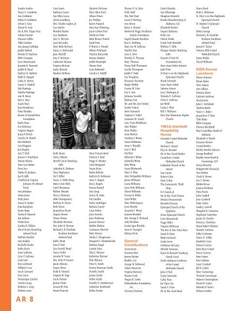 2009 annual program report - YWCA