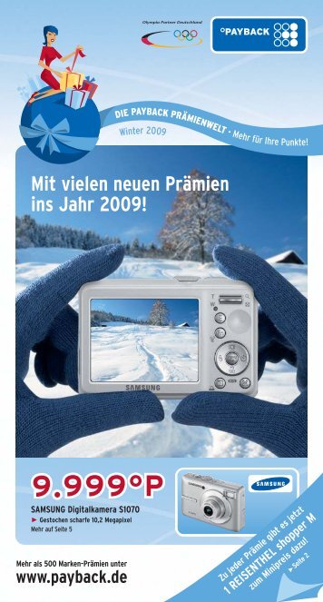 Mit vielen neuen Prämien ins Jahr 2009!