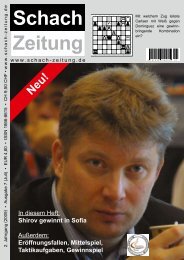 Schach Zeitung a - Schachversand Niggemann