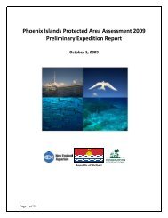 Phoenix Islands Protected Area 2009 ... - Science-to-Action