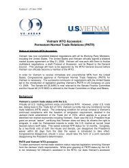 PNTR - US-Vietnam Trade Council