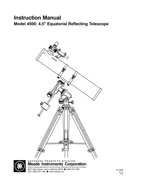 American Optical Instrument Division Chart