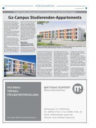G2-Campus Studierenden-Appartements - Matthias Ruppert GmbH ...