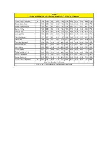 Download Busfahrplan